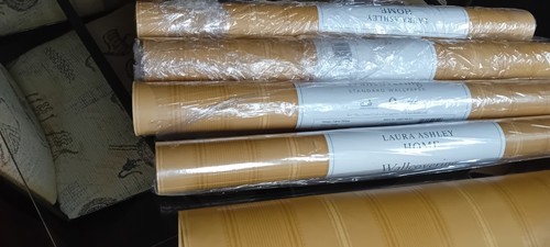 Laura ashley gold wallpaper - gold,