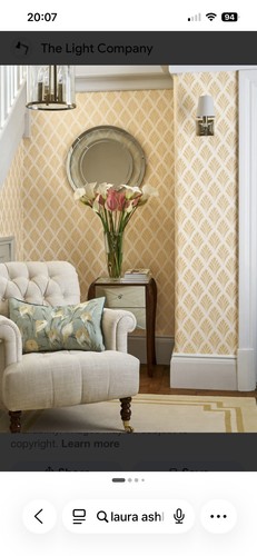 Laura ashley florin pale - florin, gold